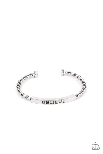 Keep Calm and Believe - Silver
